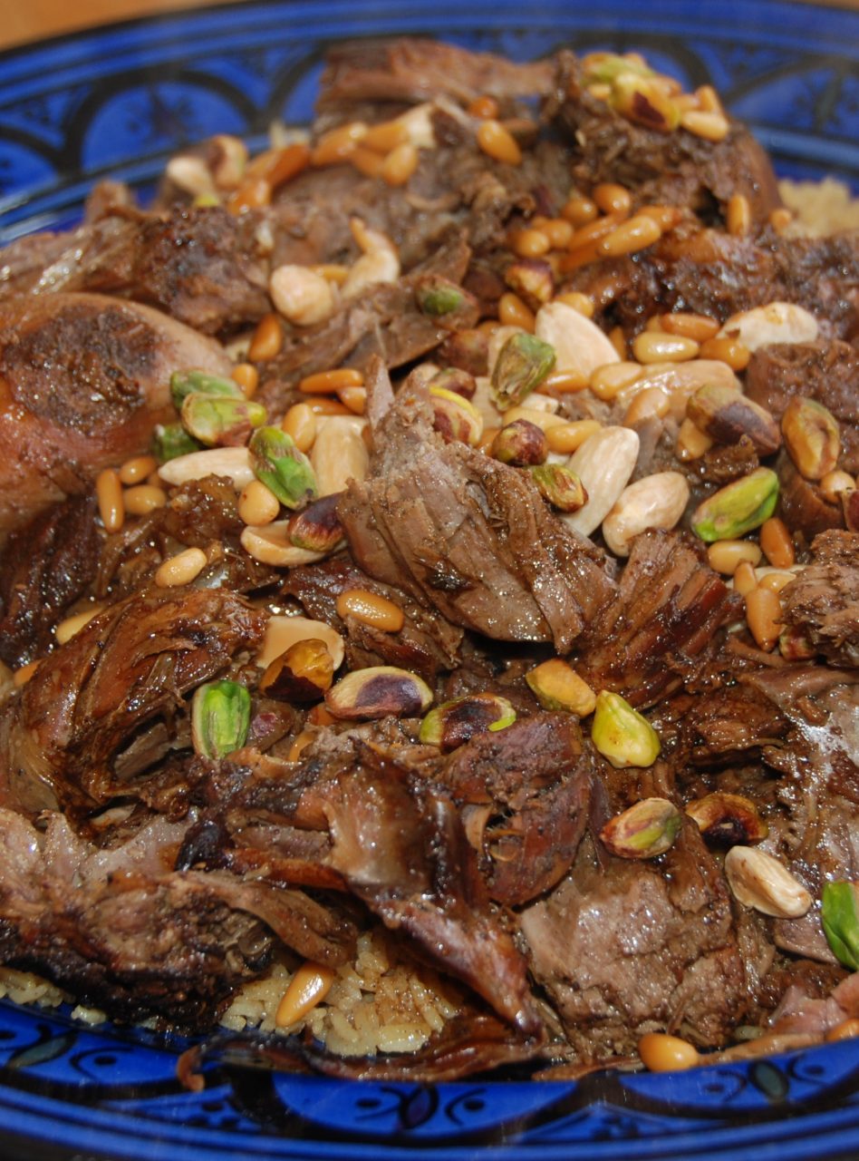 Lamb with Brown Rice and Apricots